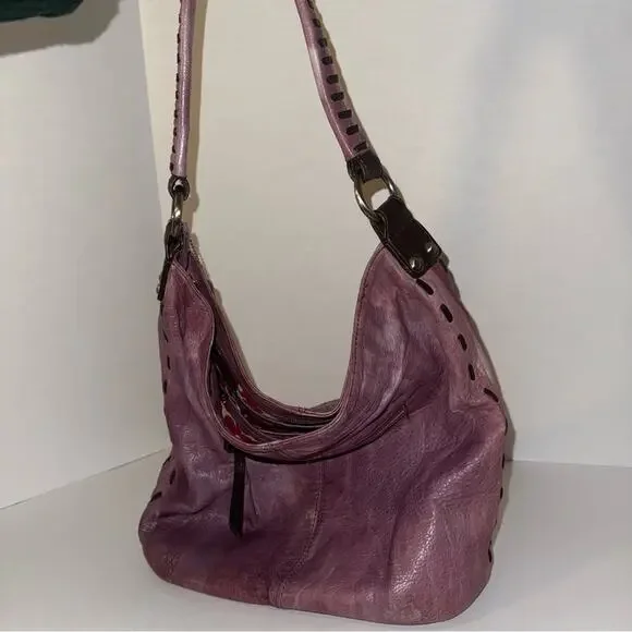 VINTAGE COACH classic 90's Mahogany Leather Bleeker Shoulder Tote - Picture 3 of 7